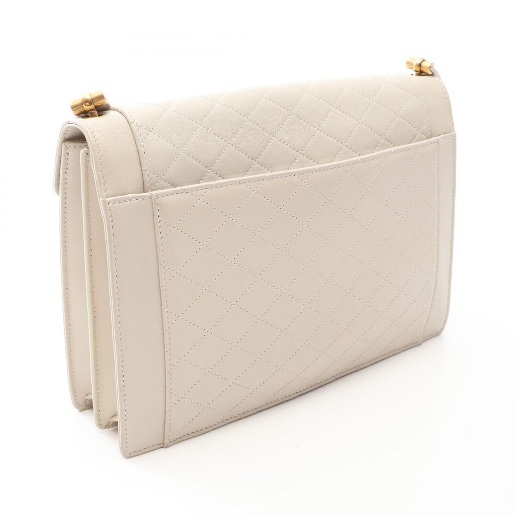 Saint Laurent Paris Shoulder Bag Satchel Gabi Ivory Leather — view 2