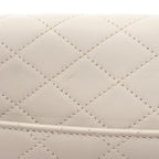 Saint Laurent Paris Shoulder Bag Satchel Gabi Ivory Leather — view 6