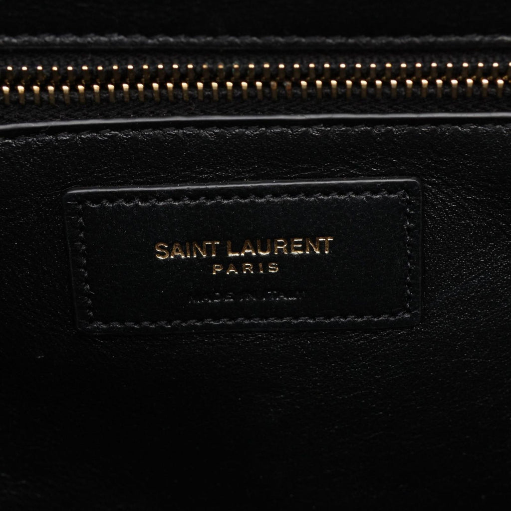 Saint Laurent Paris Shoulder Bag Satchel Gabi Ivory Leather — view 4