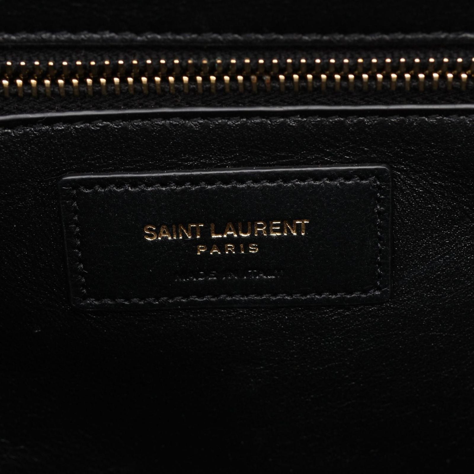 Saint Laurent Paris Shoulder Bag Satchel Gabi Ivory Leather — view 4