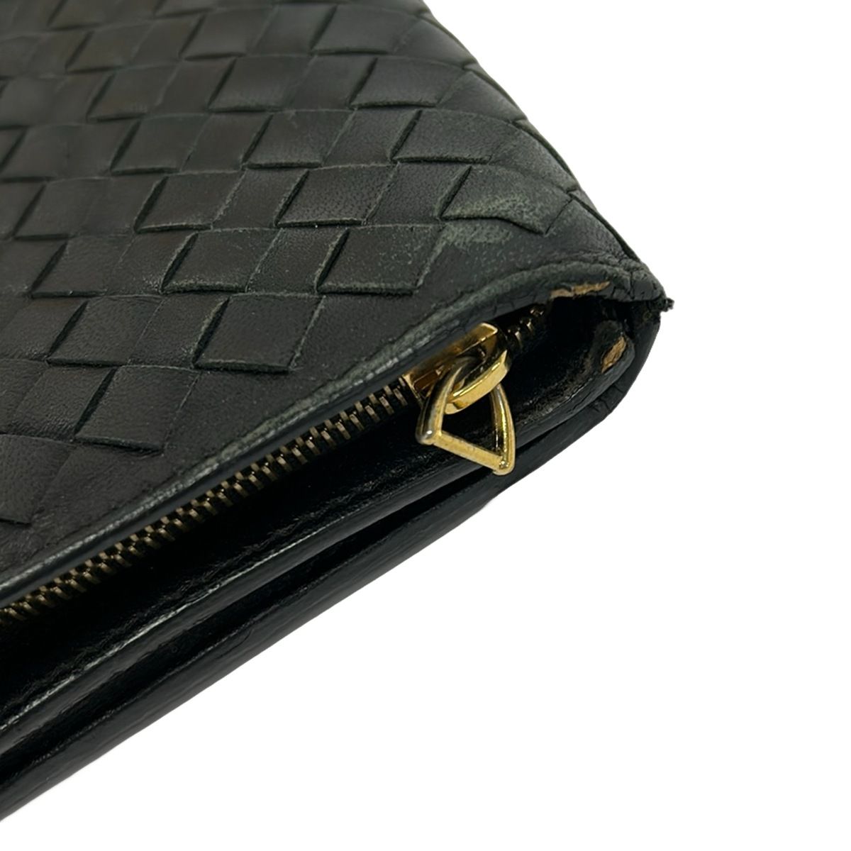 Bottega Veneta Wallet Intrecciato Black Leather — view 7