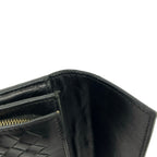 Bottega Veneta Wallet Intrecciato Black Leather — view 9
