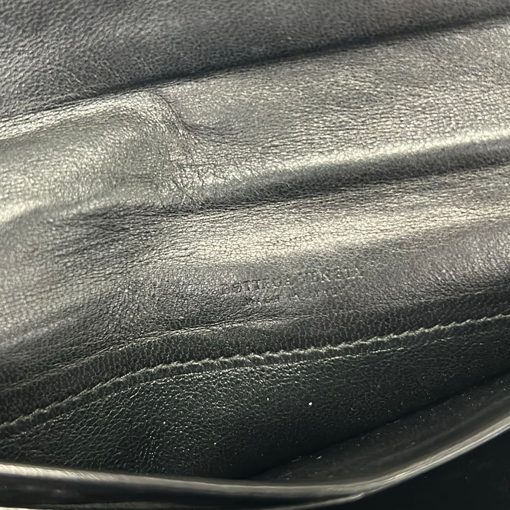 Bottega Veneta Wallet Intrecciato Black Leather — view 6