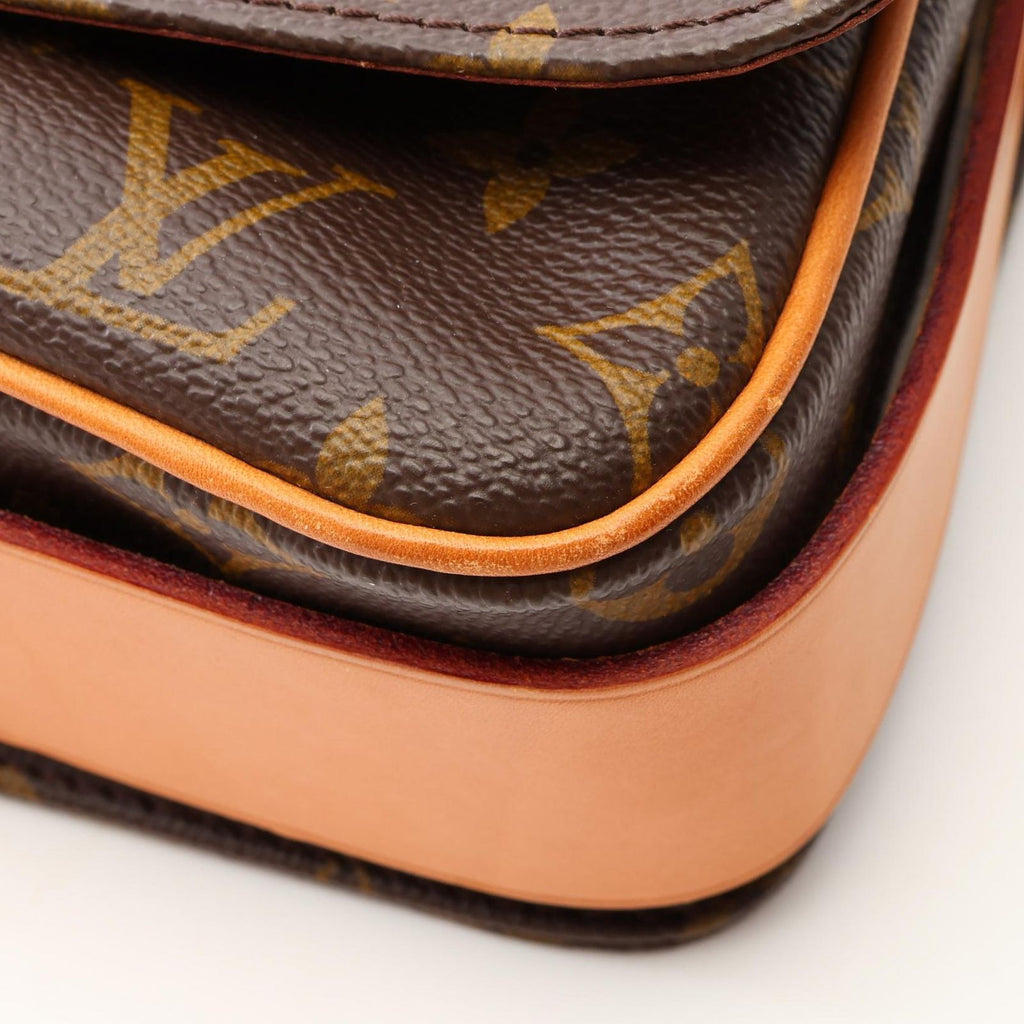 Louis Vuitton Shoulder Bag Cart Ciel GM Monogram Canvas Leather — view 7