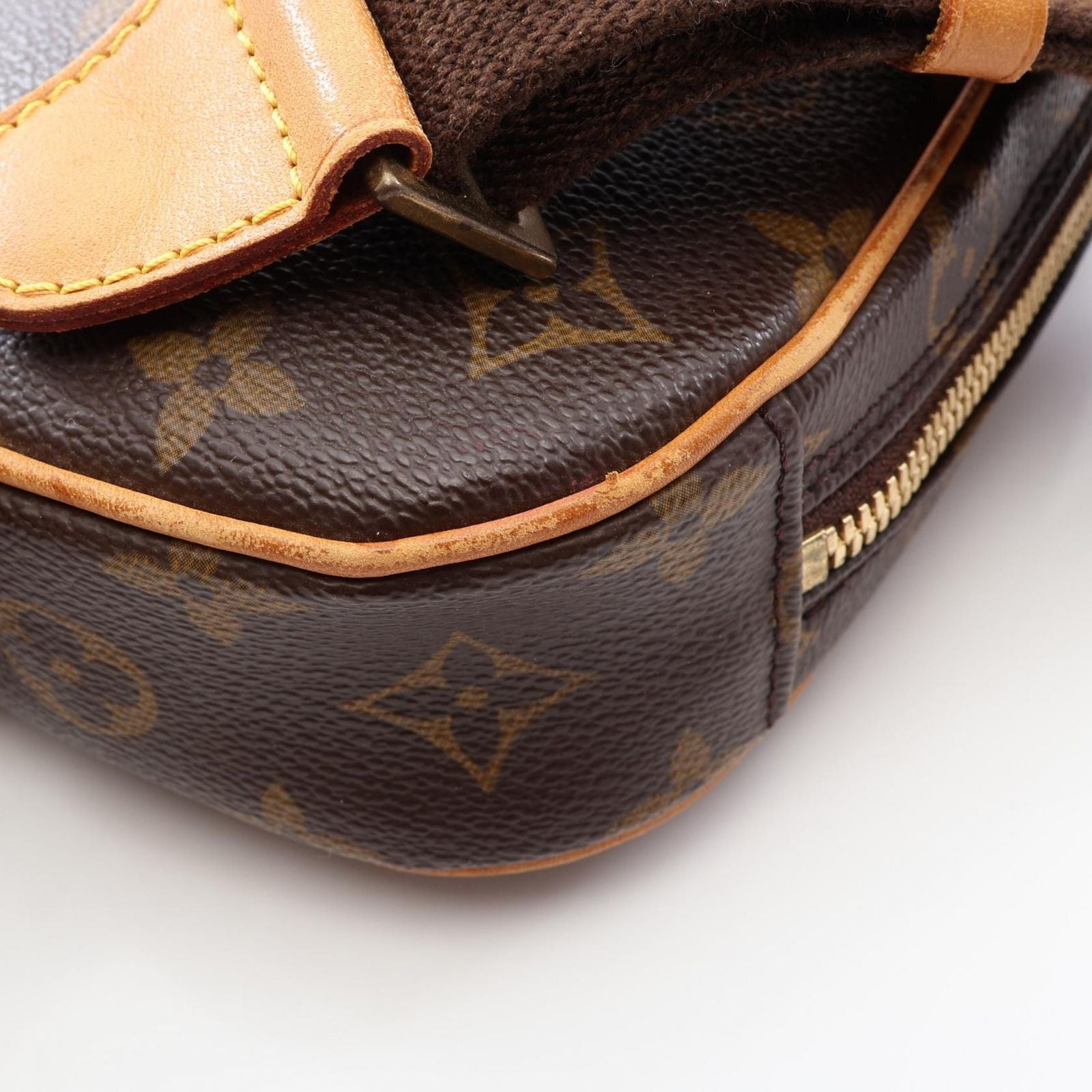 Louis Vuitton Waist Bag Pochette Gange Monogram Canvas Leather — view 7