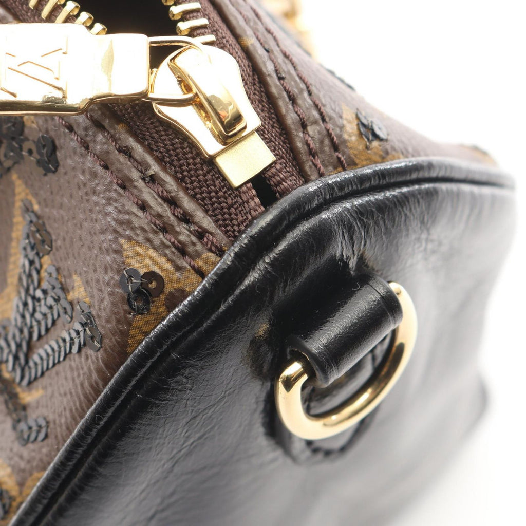 Louis Vuitton Handbag Speedy Bandouliere 20 Monogram Sequin 2-Way Canvas Leather — view 5
