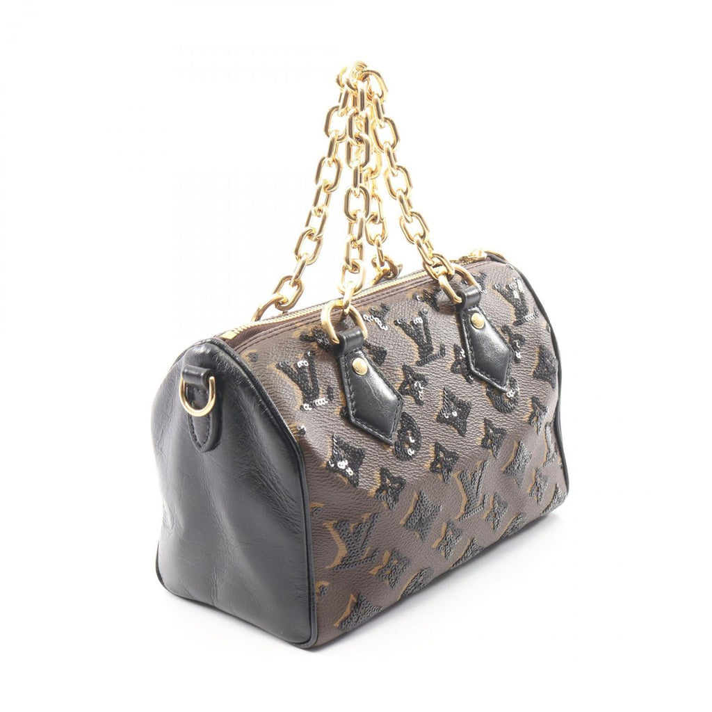 Louis Vuitton Handbag Speedy Bandouliere 20 Monogram Sequin 2-Way Canvas Leather — view 2