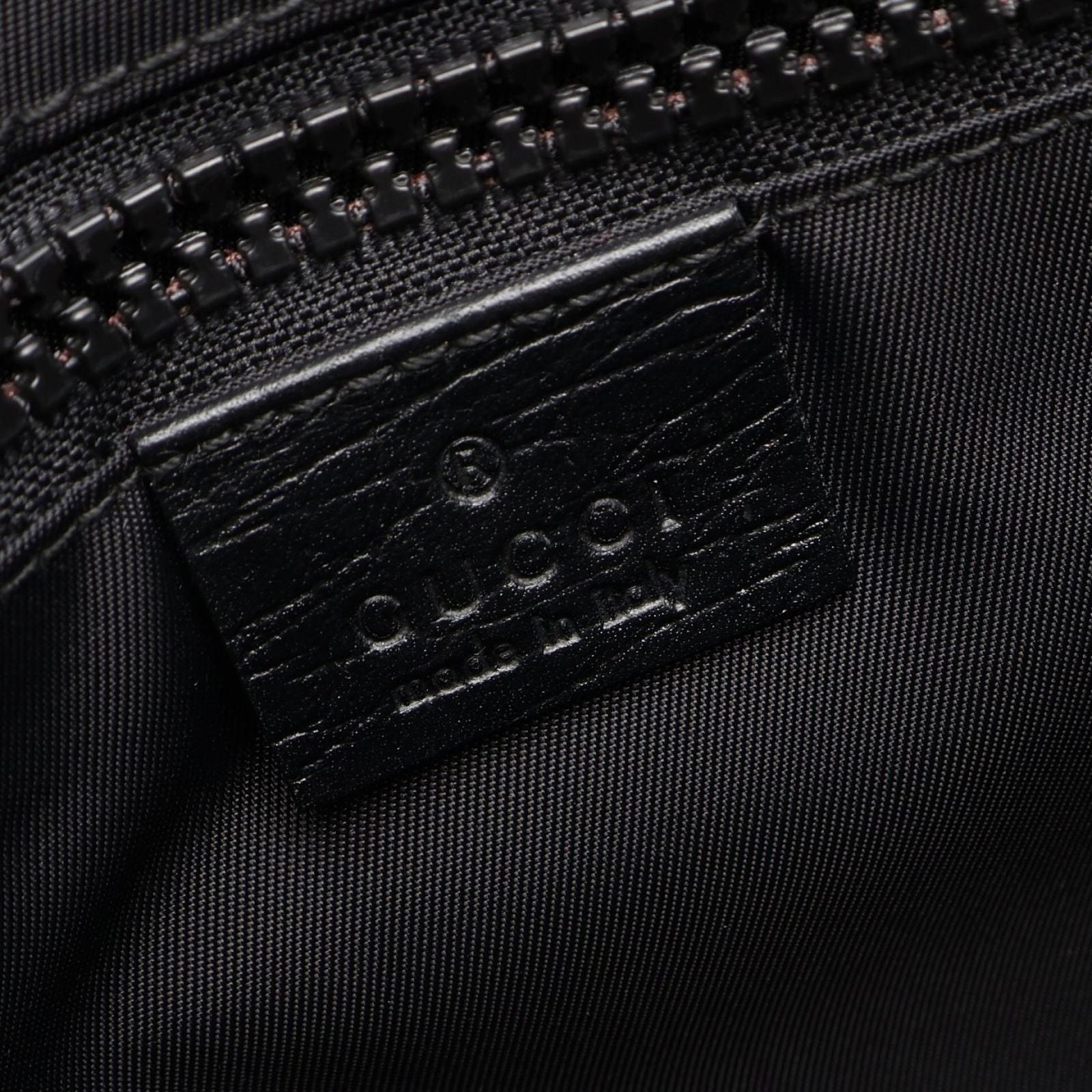 Gucci Shoulder Bag GG Supreme Black Canvas Leather — view 4