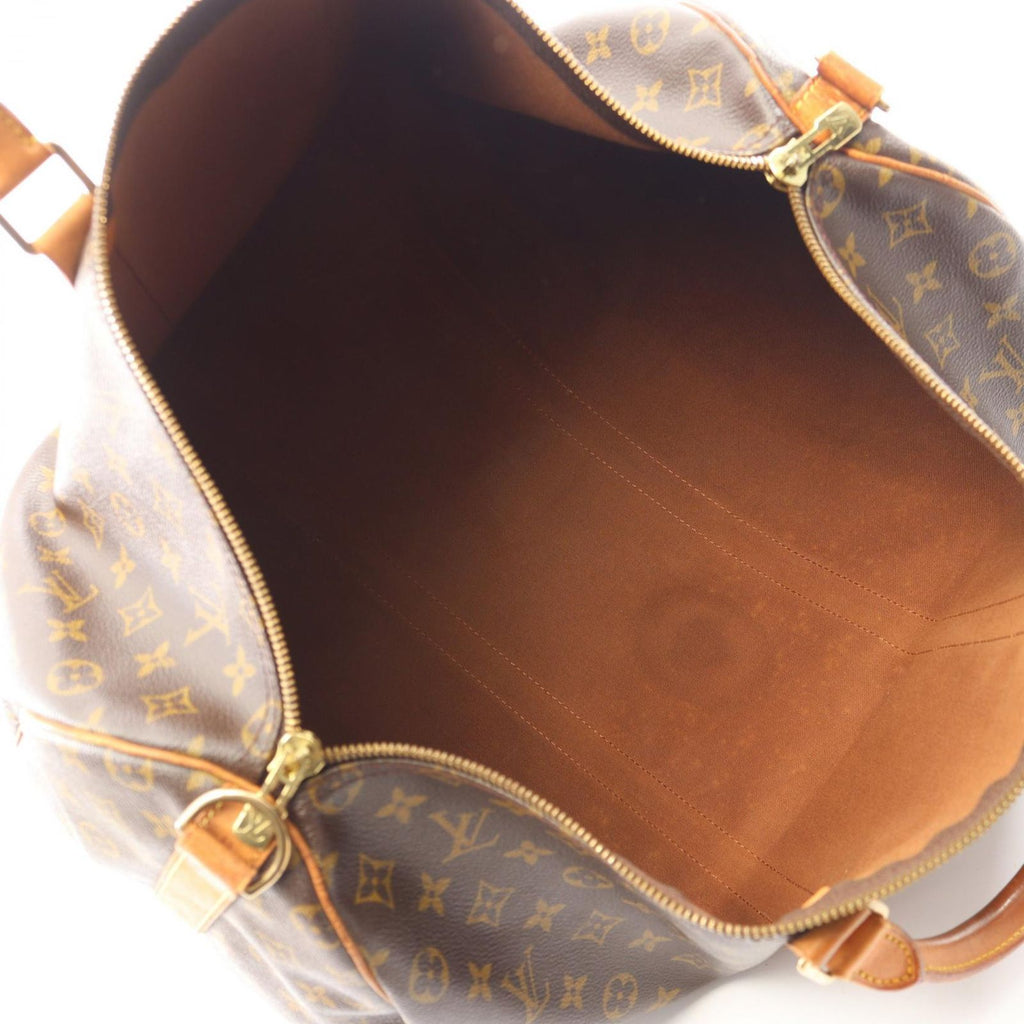 Louis Vuitton Boston Bag Keepall Bandouliere 50 Monogram 2-Way Canvas Leather — view 3