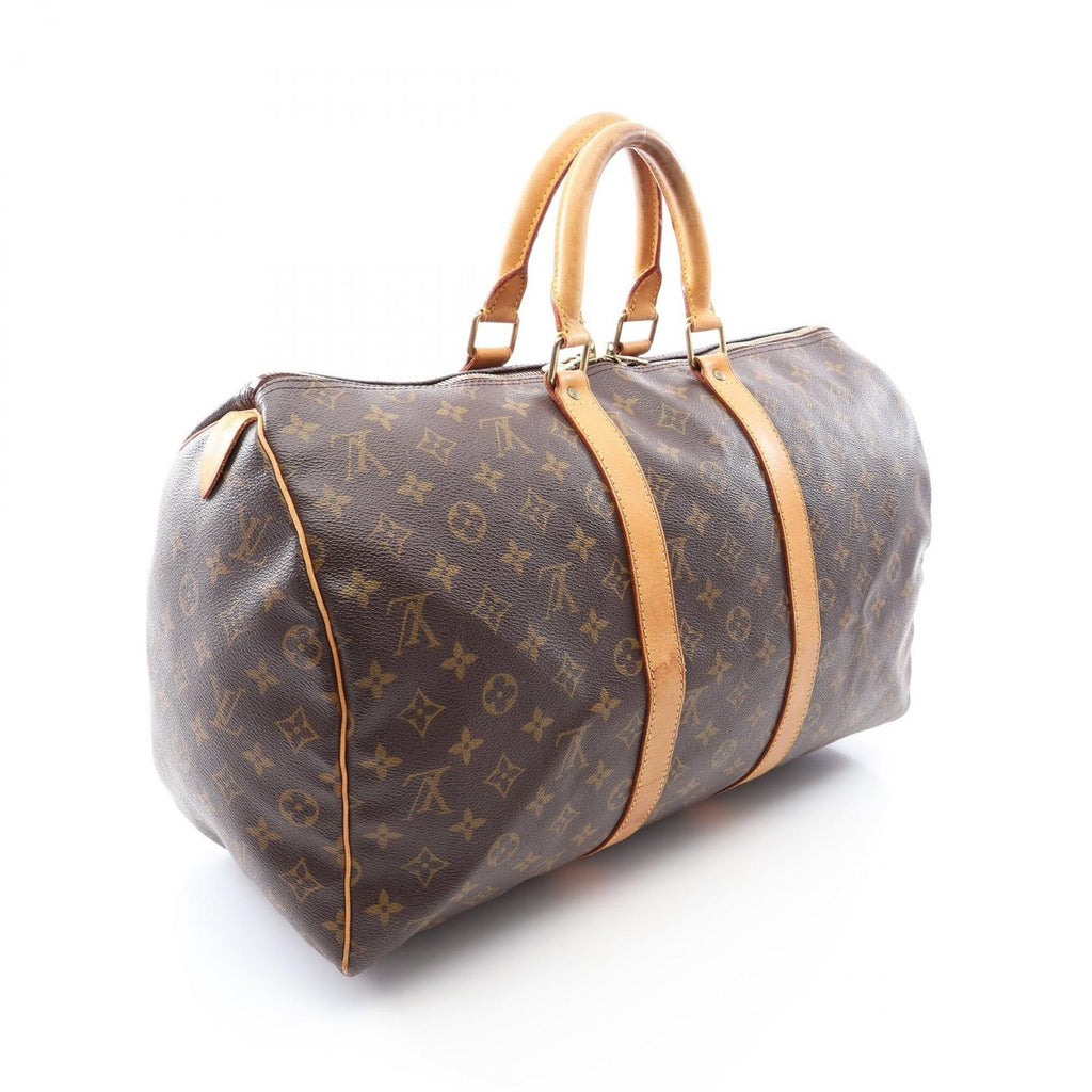 Louis Vuitton Boston Bag Keepall 45 Monogram Canvas Leather — view 2