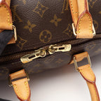 Louis Vuitton Boston Bag Keepall 45 Monogram Canvas Leather — view 8