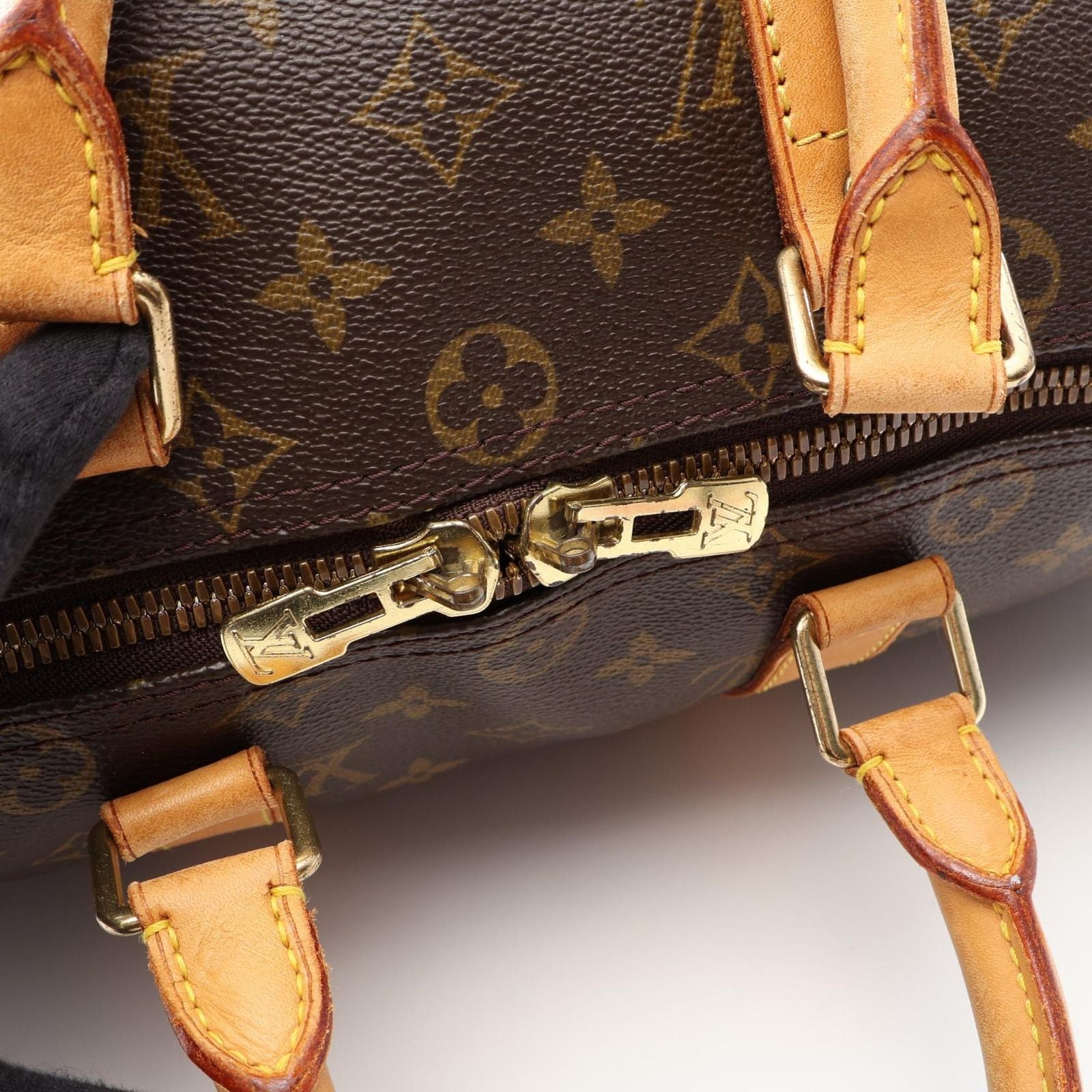 Louis Vuitton Boston Bag Keepall 45 Monogram Canvas Leather — view 8