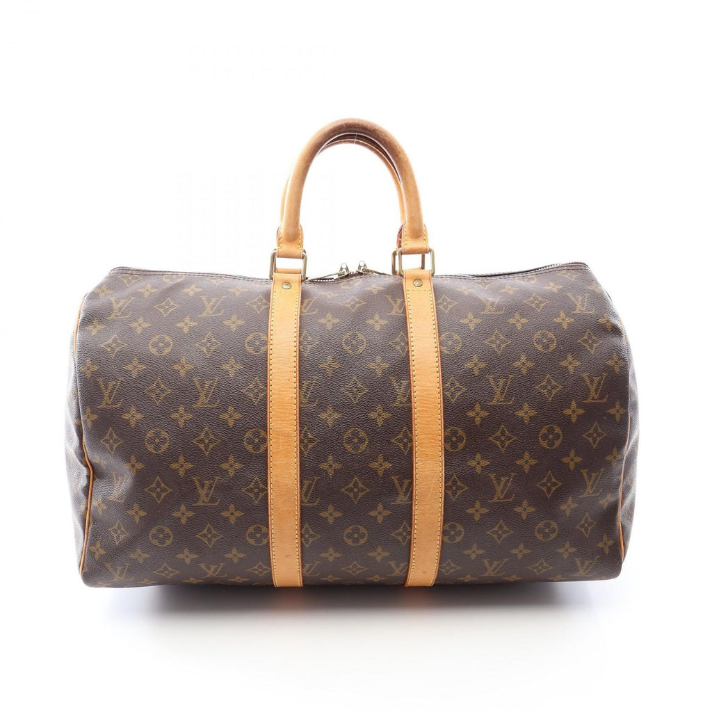 Louis Vuitton Boston Bag Keepall 45 Monogram Canvas Leather