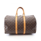 Louis Vuitton Boston Bag Keepall 45 Monogram Canvas Leather