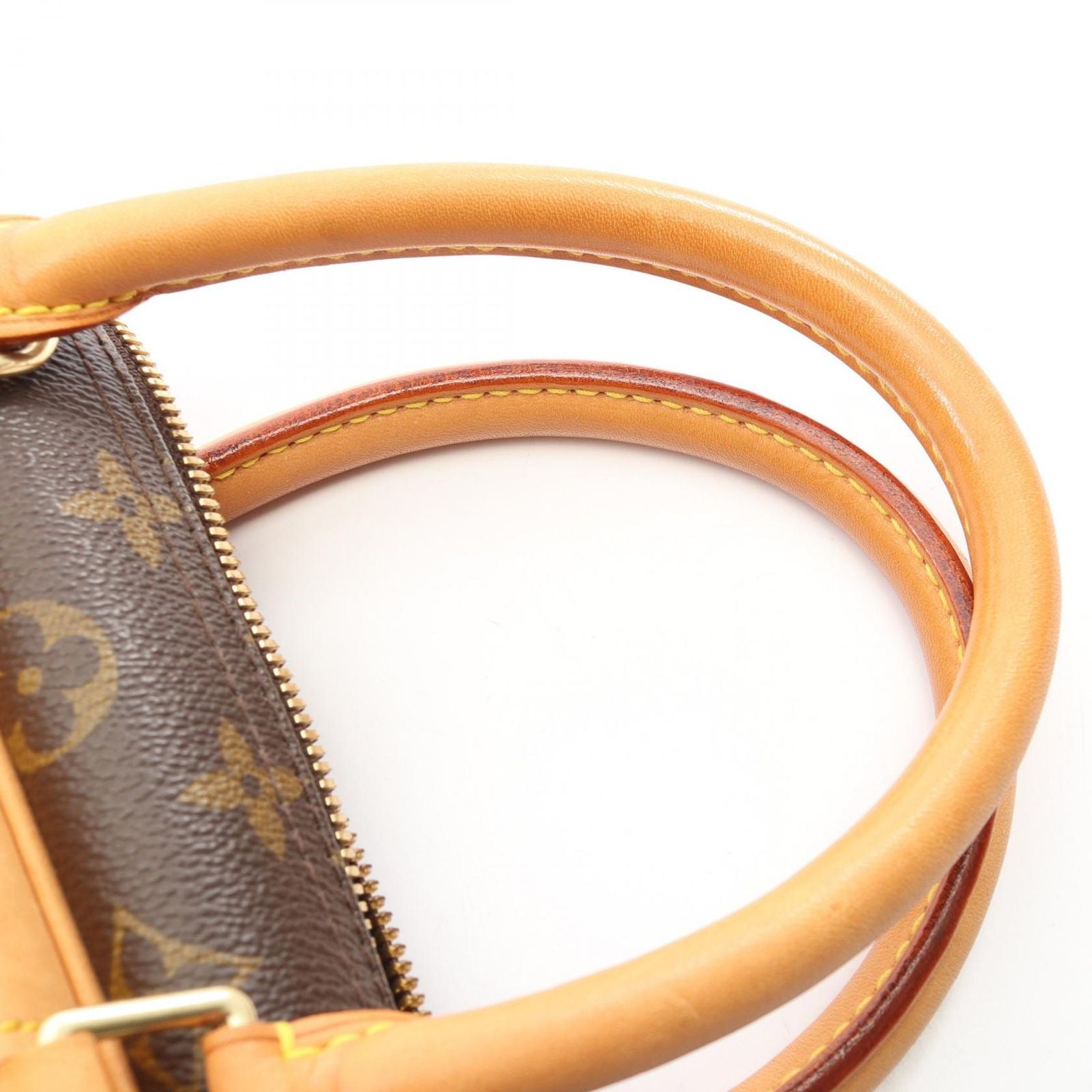 Louis Vuitton Handbag Deauville Bowling Vanity Monogram Canvas Leather — view 8