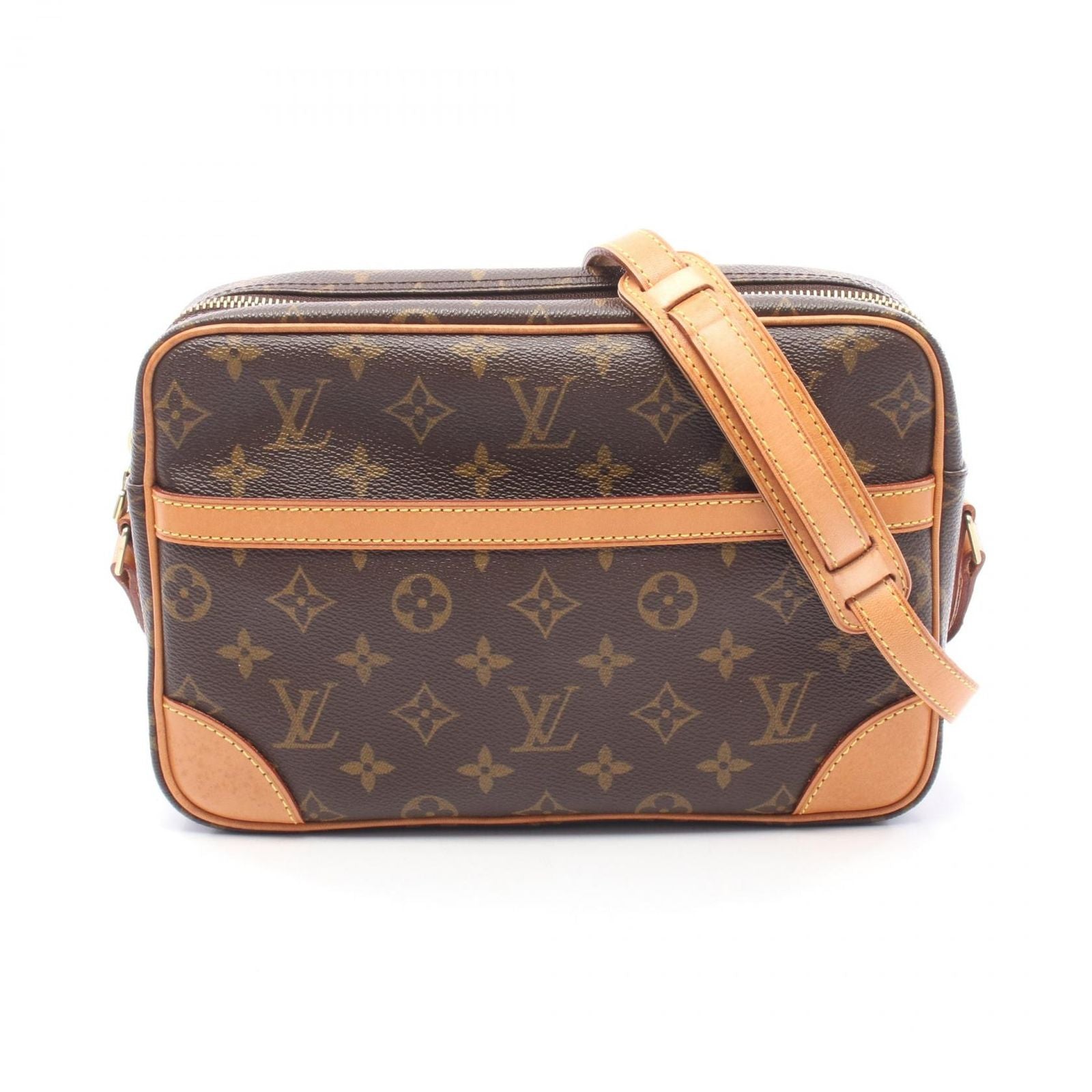 Louis Vuitton Shoulder Bag Trocadero 27 Monogram Canvas Leather