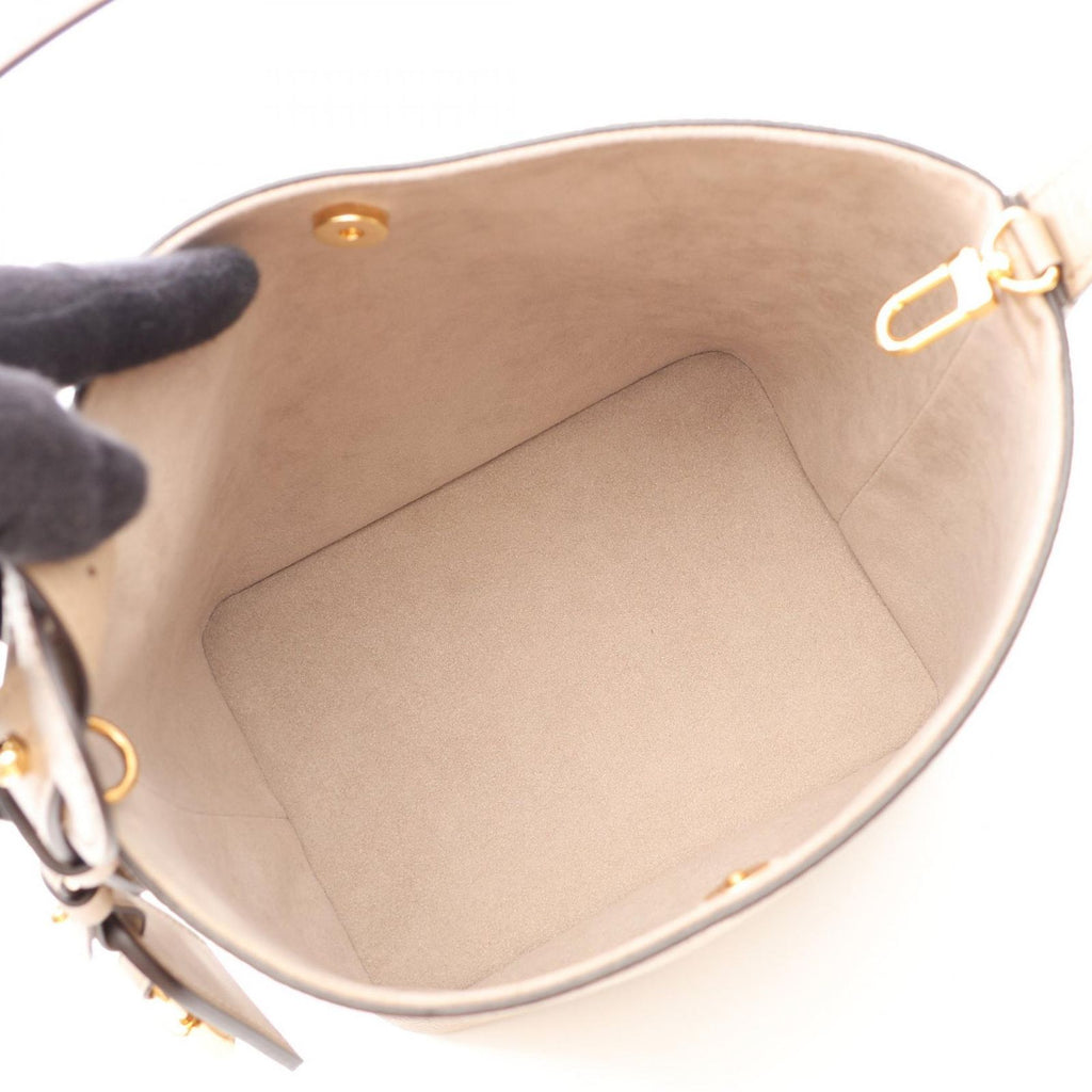 Louis Vuitton Handbag BB Bicolor Monogram Empreinte Tourterelle Cream 2-Way — view 3