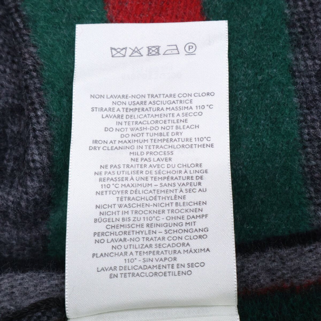 Gucci GG Pattern Sherry Line Wool Fringe — view 6