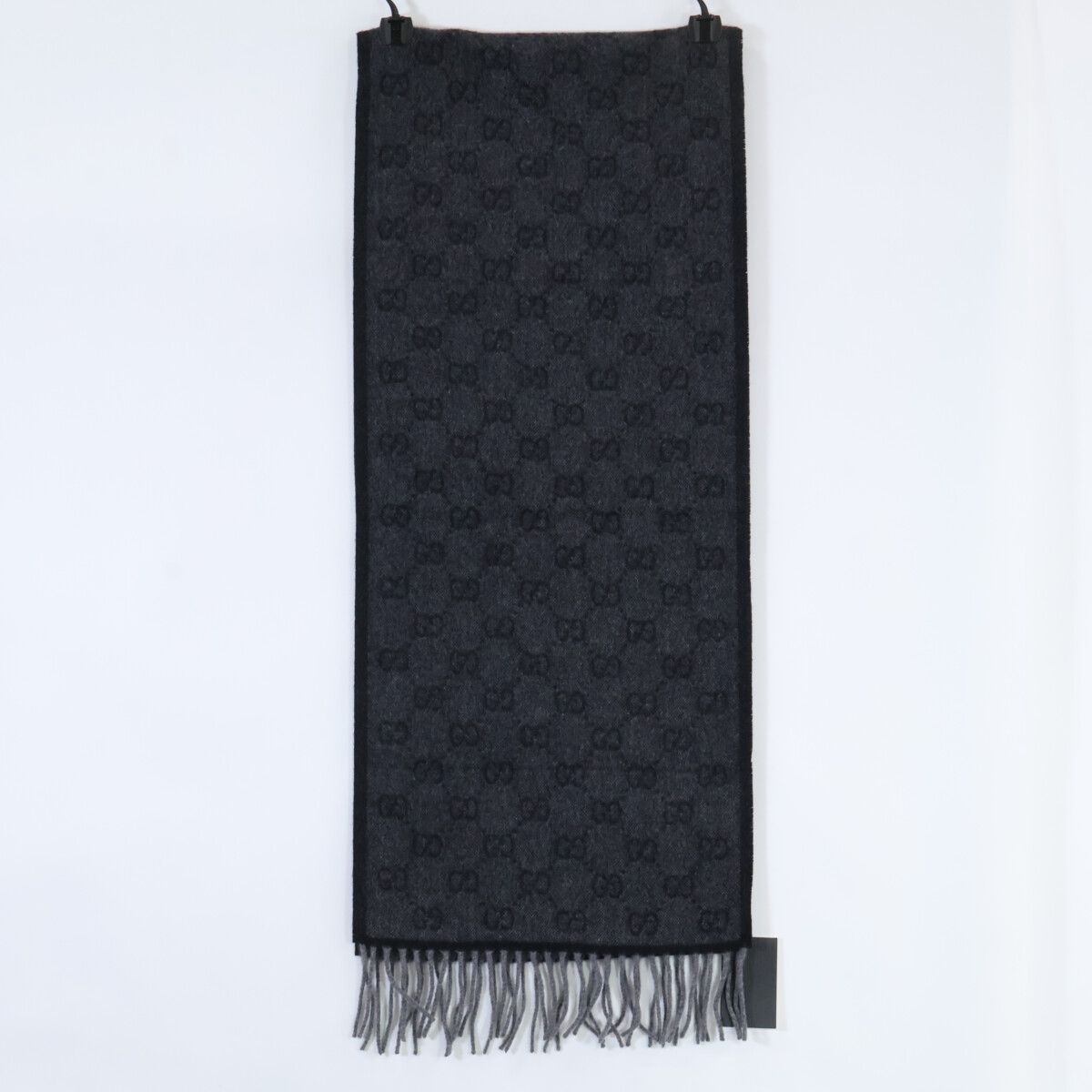Gucci GG Pattern Sherry Line Wool Fringe — view 3