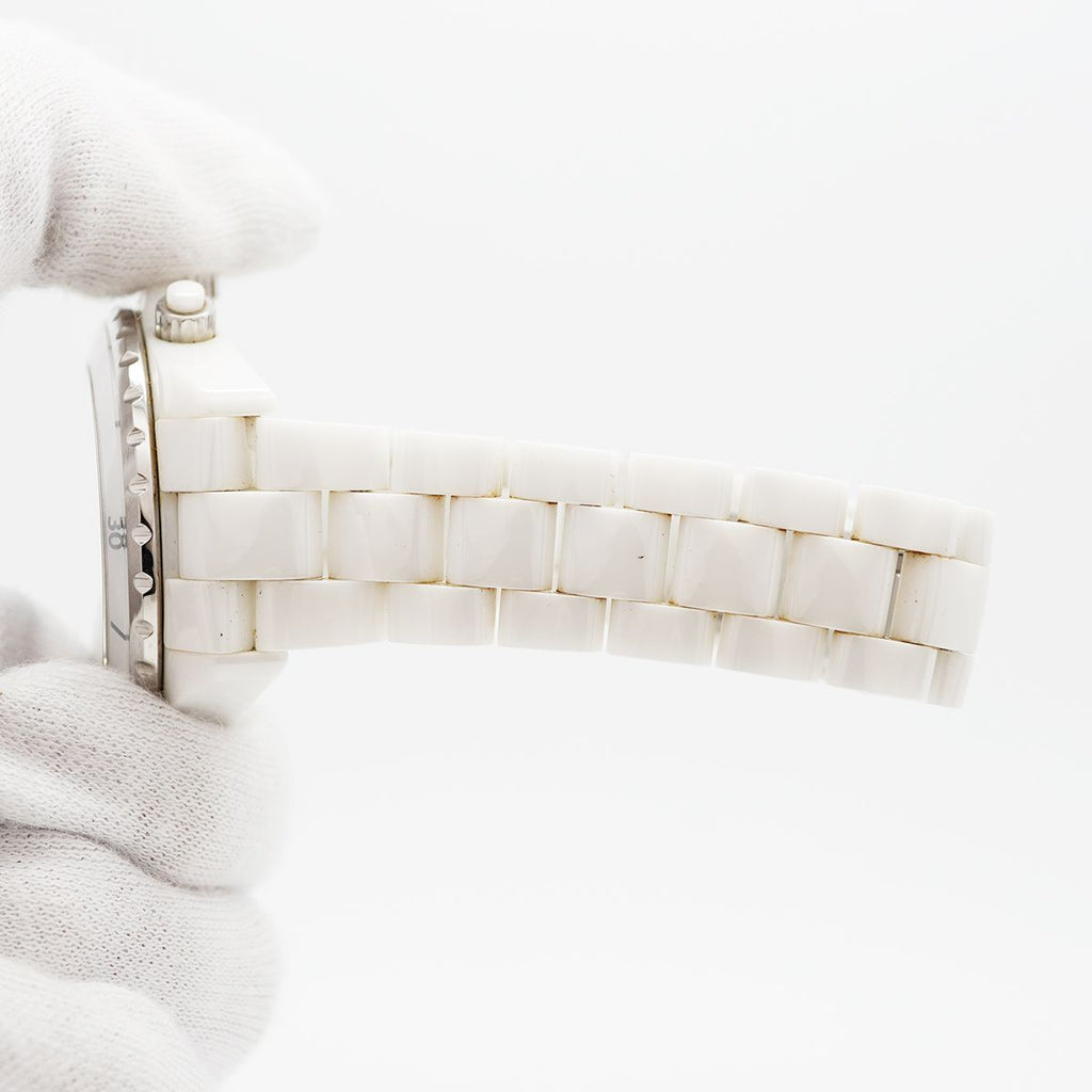 Chanel Chronograph White Dial Watch — view 6