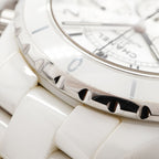 Chanel Chronograph White Dial Watch — view 7