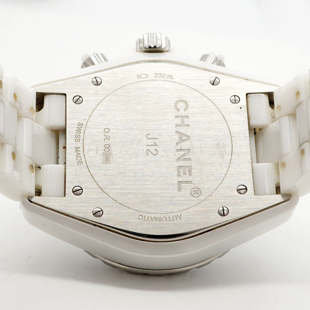 Chanel Chronograph White Dial Watch — view 5