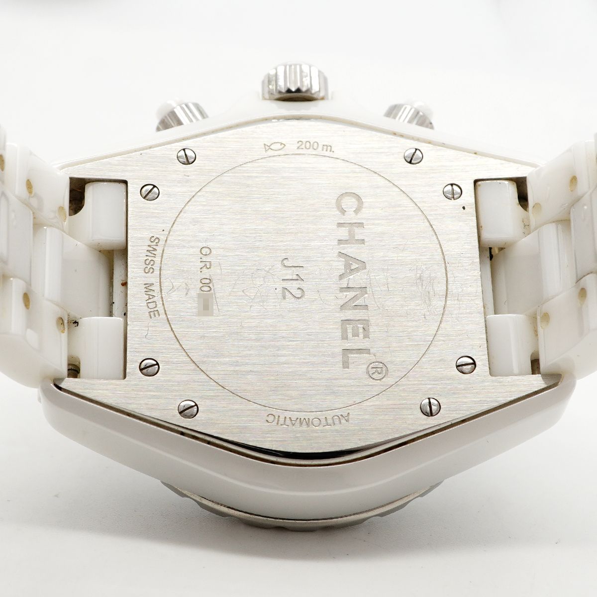 Chanel Chronograph White Dial Watch — view 5
