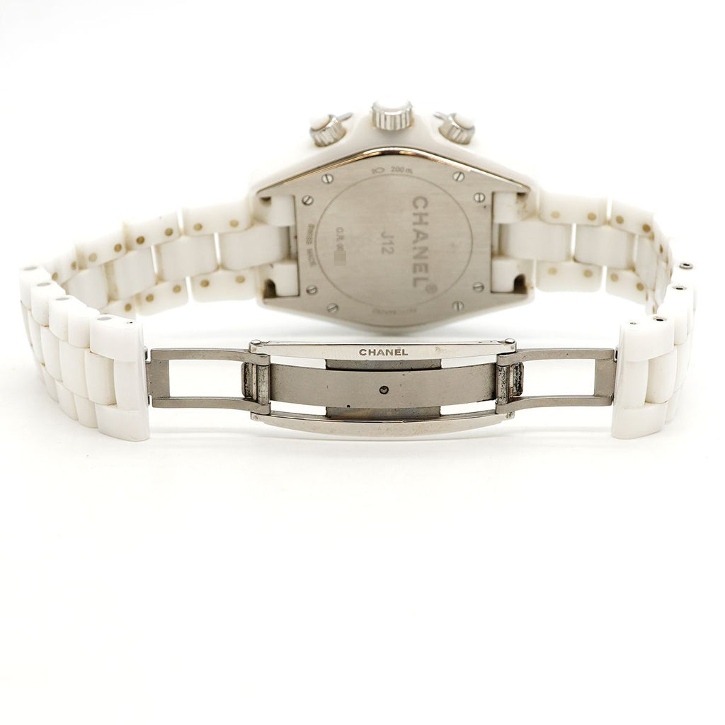 Chanel Chronograph White Dial Watch — view 4