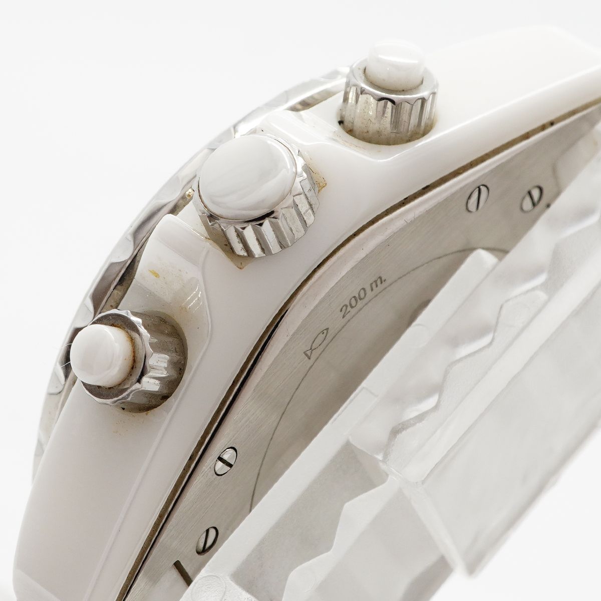 Chanel Chronograph White Dial Watch — view 9