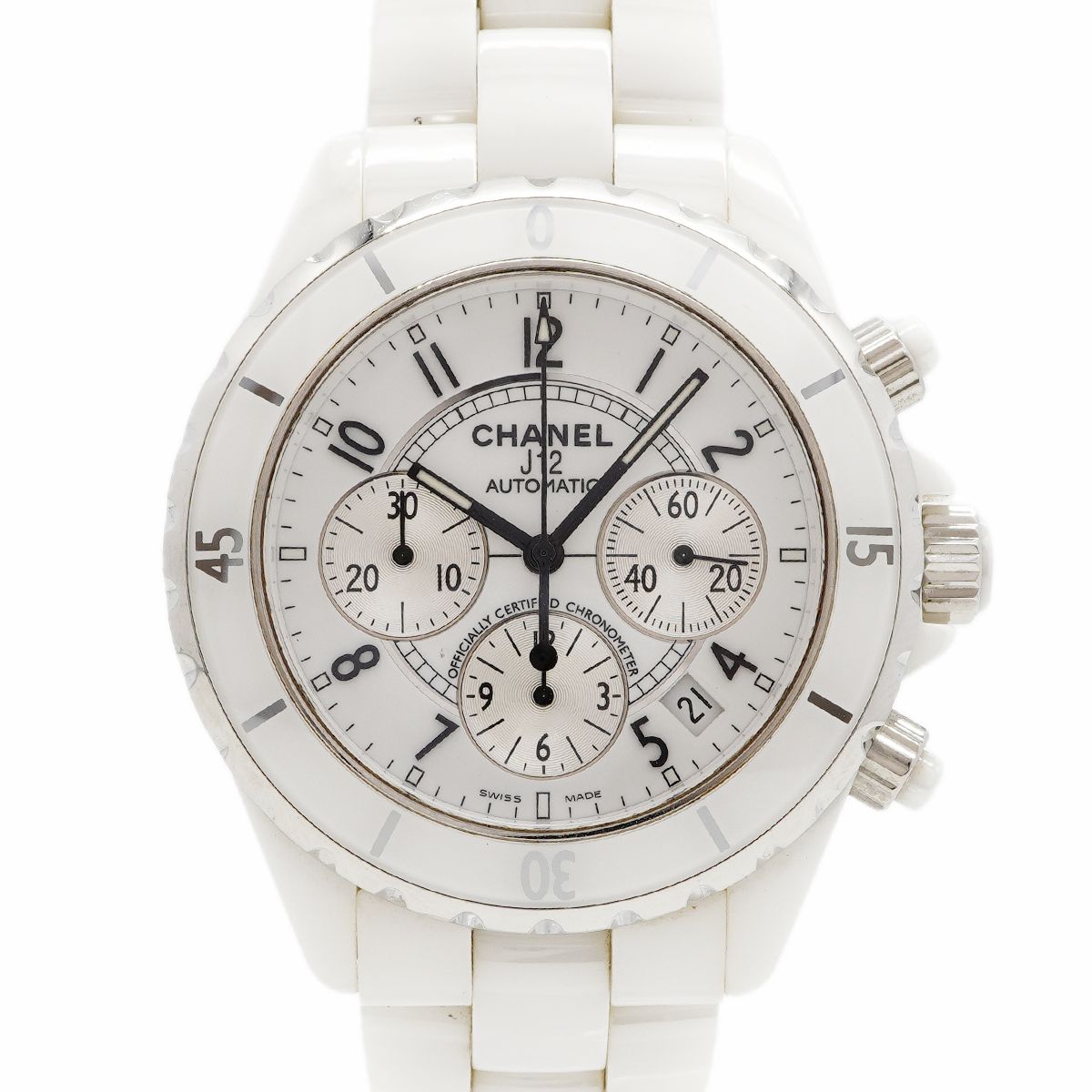 Chanel Chronograph White Dial Watch
