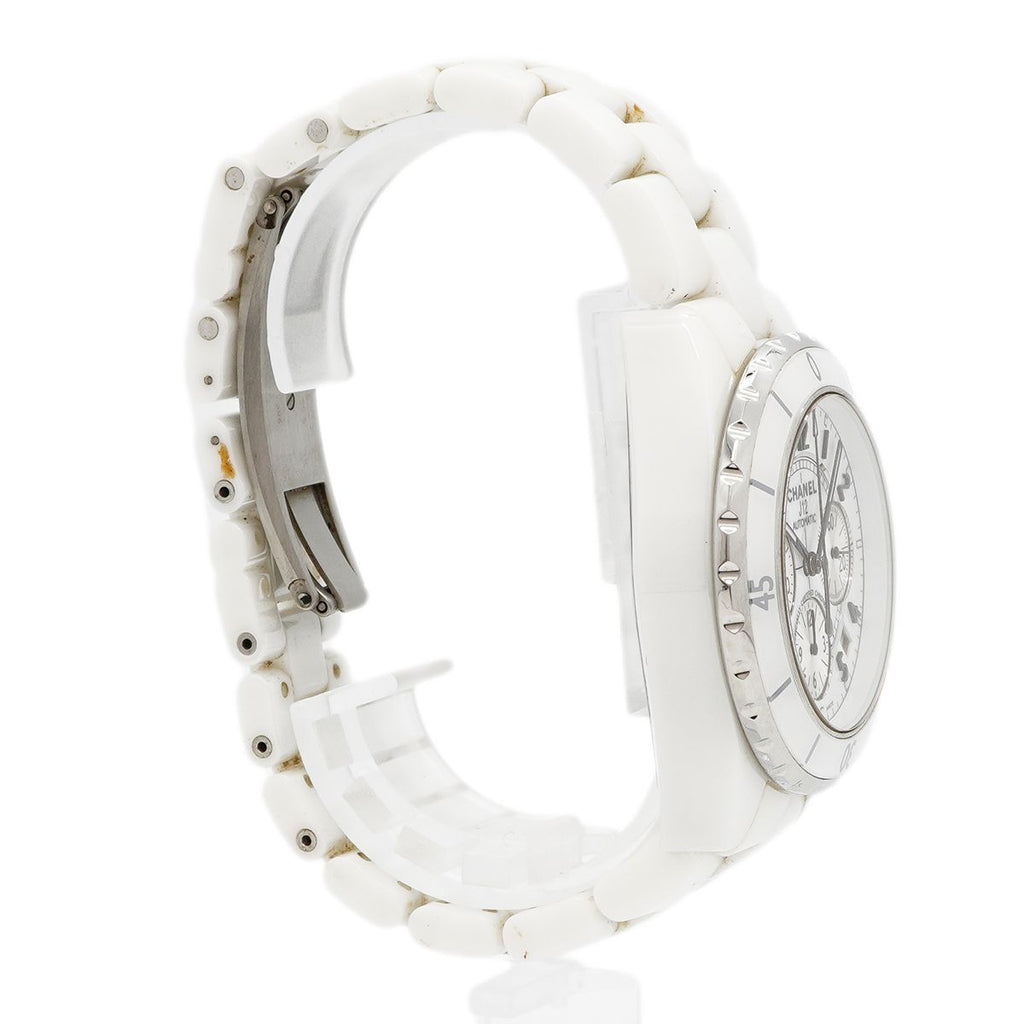 Chanel Chronograph White Dial Watch — view 3