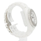 Chanel Diamond Bezel White Dial Watch — view 3