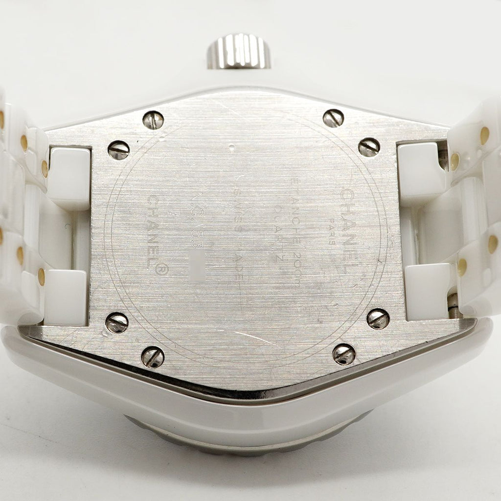Chanel Diamond Bezel White Dial Watch — view 5