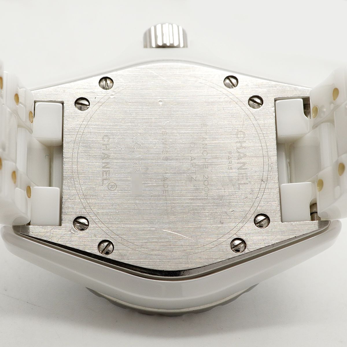 Chanel Diamond Bezel White Dial Watch — view 5