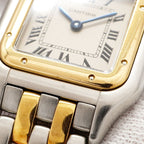 Cartier Panthere SM 2 Row Beige Dial Watch — view 7