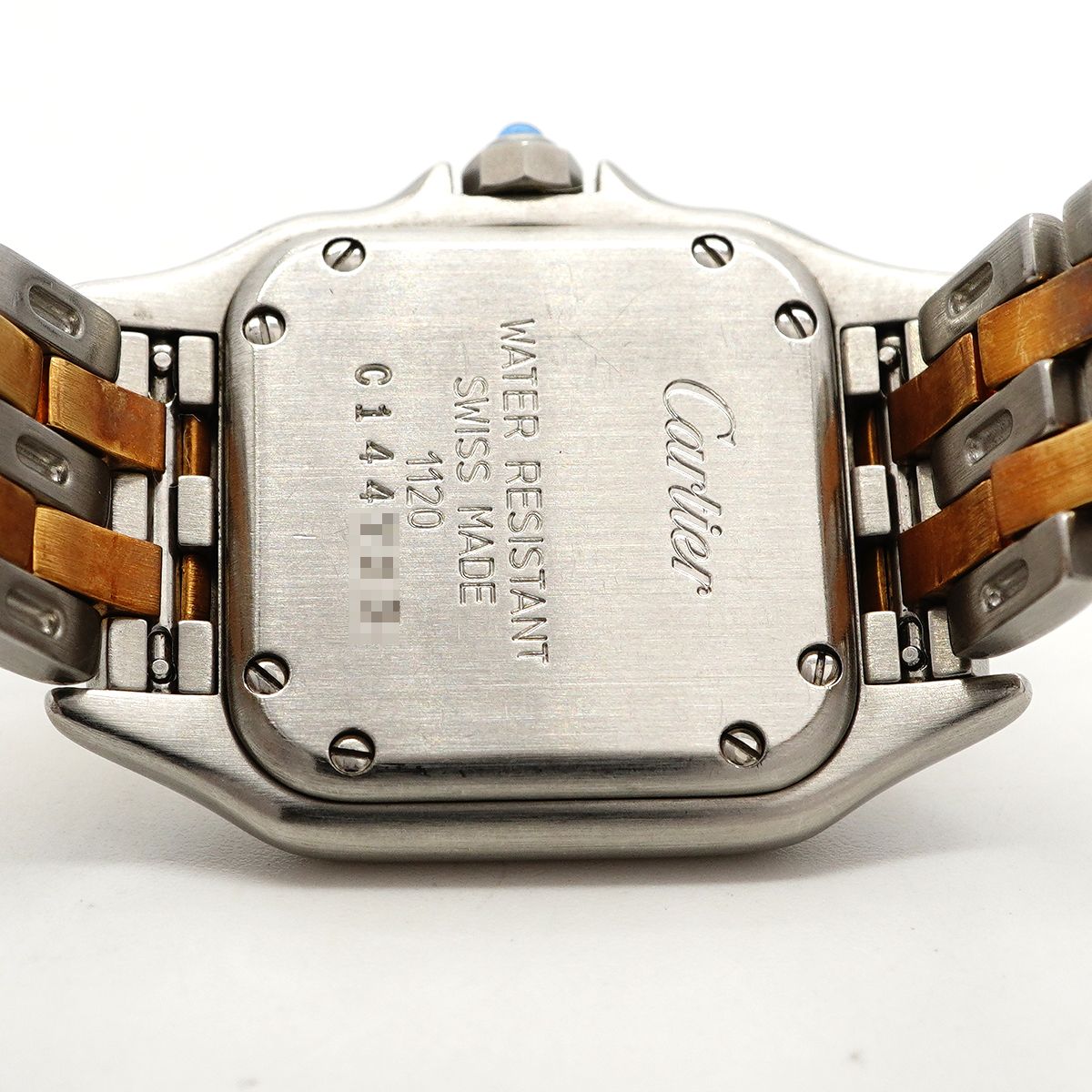 Cartier Panthere SM 2 Row Beige Dial Watch — view 5