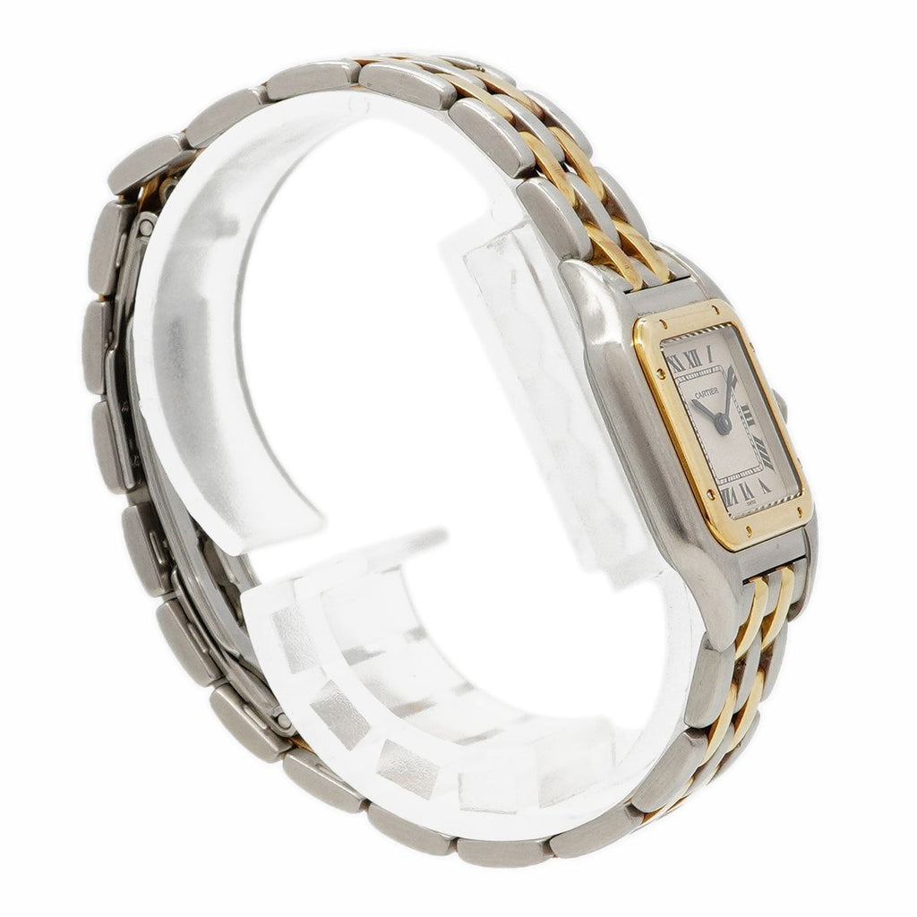 Cartier Panthere SM 2 Row Beige Dial Watch — view 3