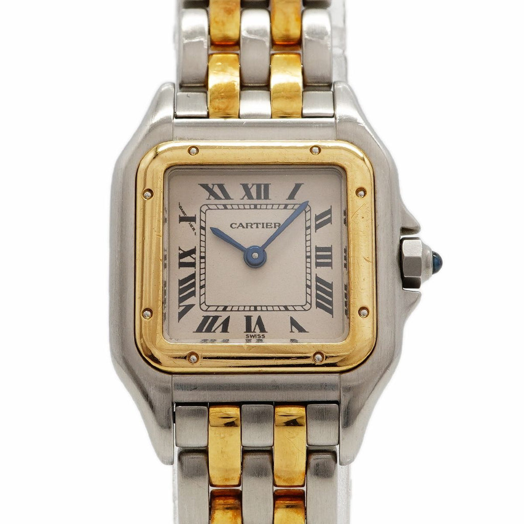 Cartier Panthere SM 2 Row Beige Dial Watch
