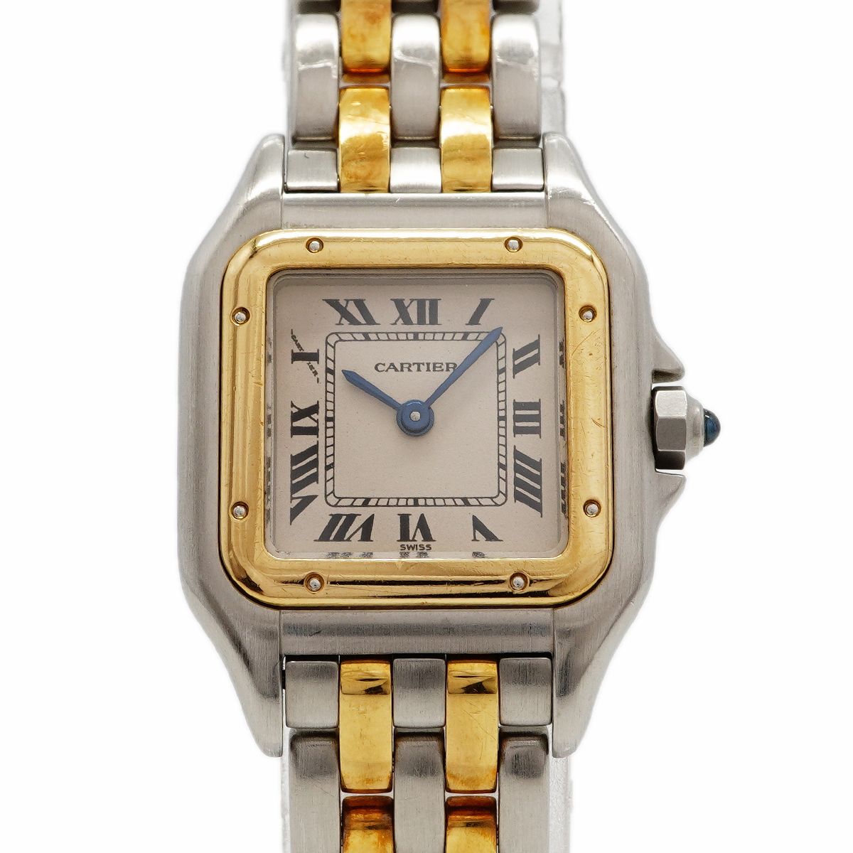 Cartier Panthere SM 2 Row Beige Dial Watch