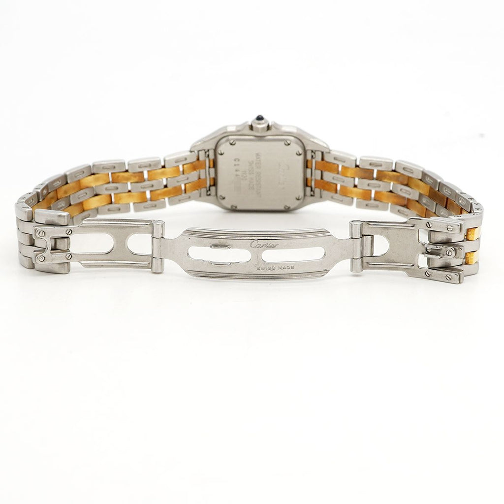 Cartier Panthere SM 2 Row Beige Dial Watch — view 4