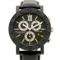 Bvlgari Carbon Gold Chronograph Black Dial Watch