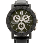 Bvlgari Carbon Gold Chronograph Black Dial Watch
