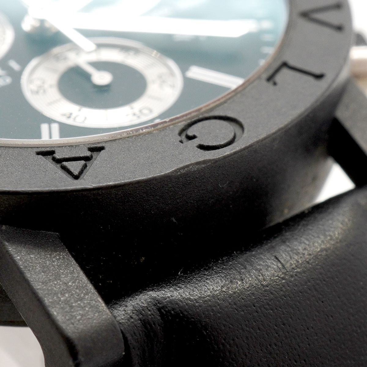 Bvlgari Carbon Gold Chronograph Black Dial Watch — view 6