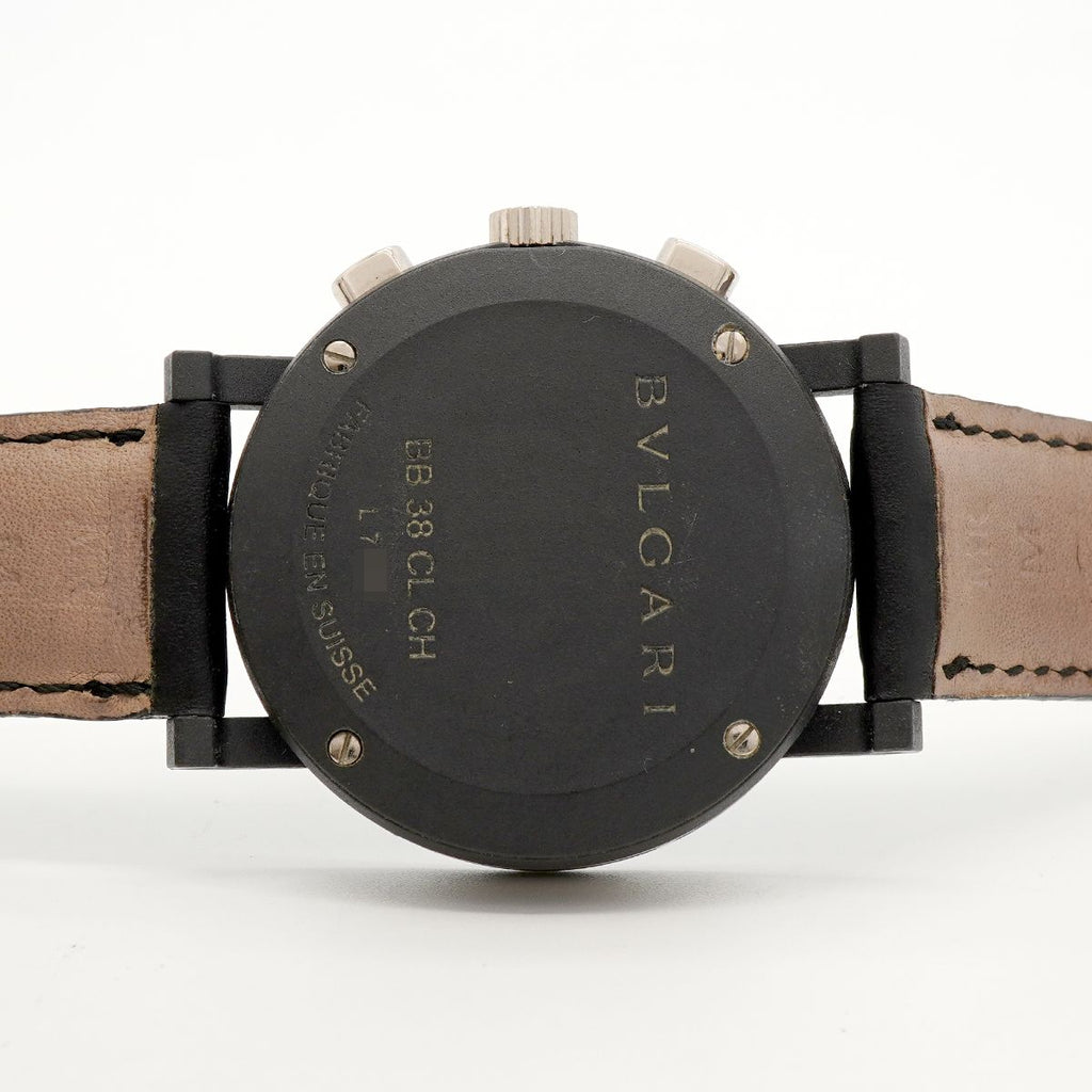 Bvlgari Carbon Gold Chronograph Black Dial Watch — view 5