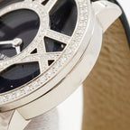 Tiffany & Co Atlas Cocktail Round WG Diamond Black Dial Watch — view 7
