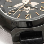 Louis Vuitton Tambourouall Black PM Diamond Dial Watch — view 6
