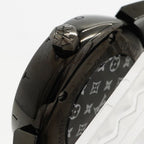 Louis Vuitton Tambourouall Black PM Diamond Dial Watch — view 7