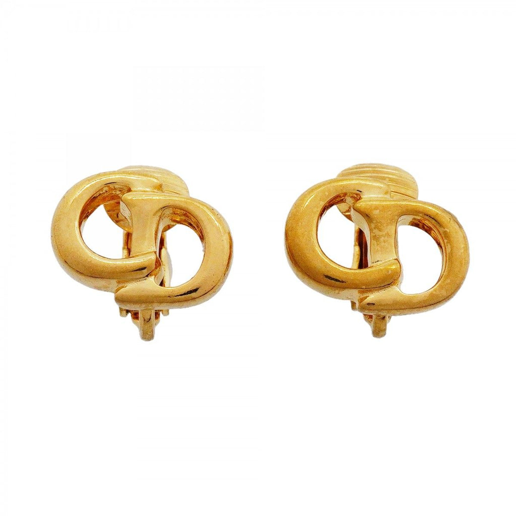 Dior Earrings CD Logo Gold Plated