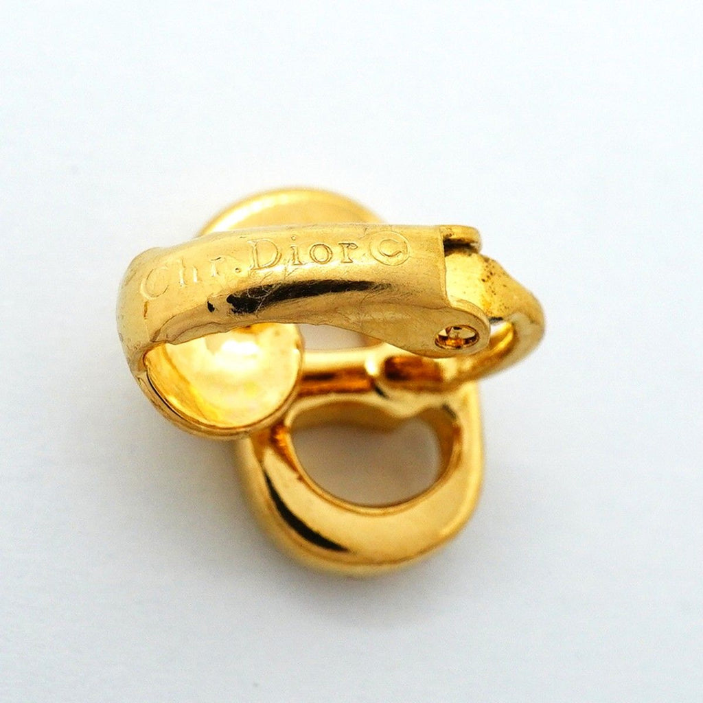 Dior Earrings CD Logo Gold Plated — view 4