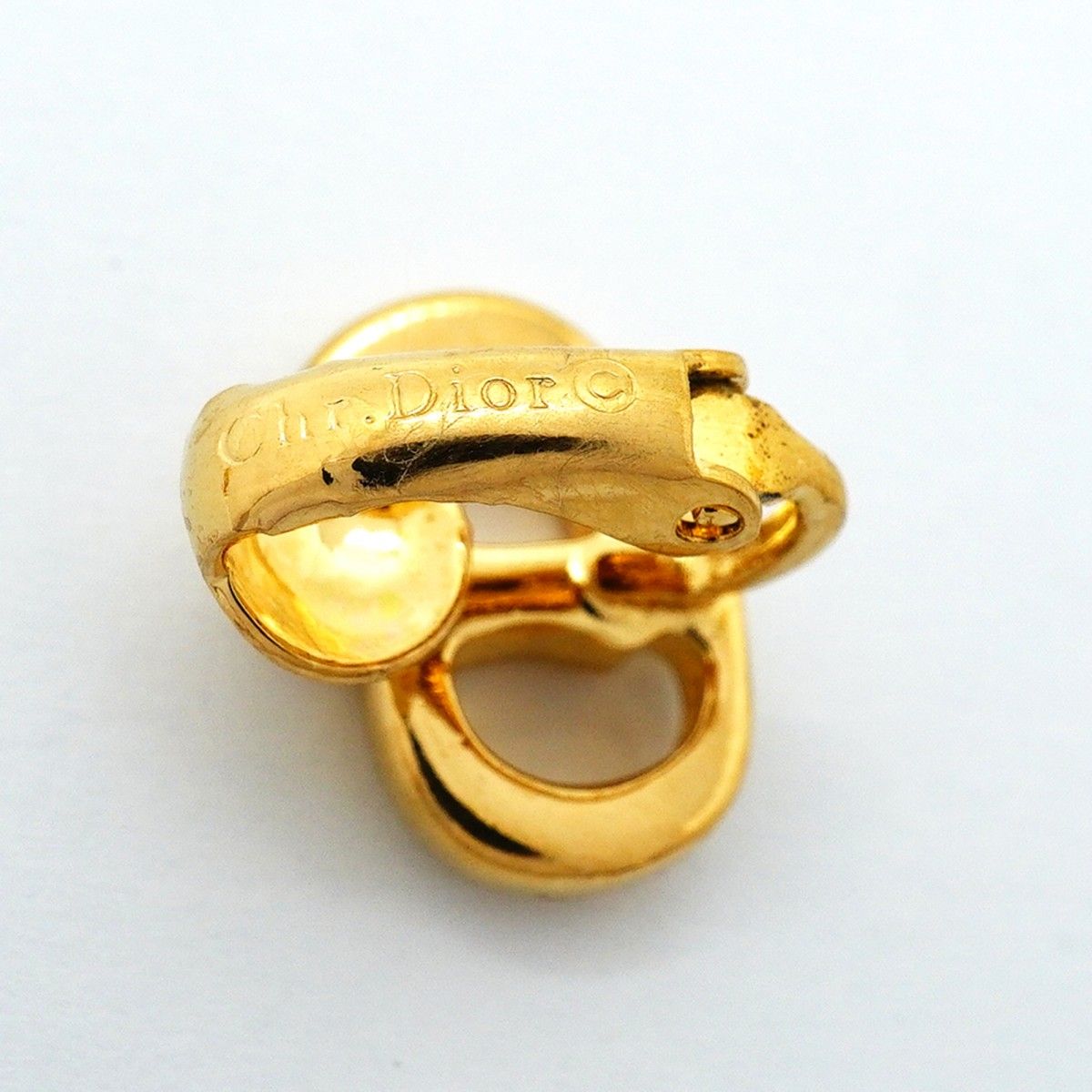 Dior Earrings CD Logo Gold Plated — view 4